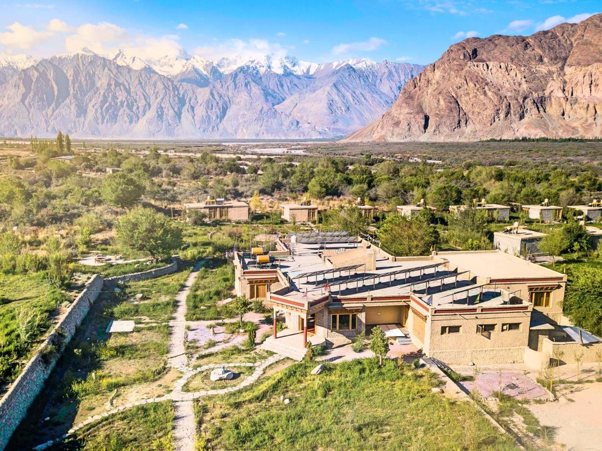 Hotel Lchang Nang Retreat-The House Of Trees-Nubra Valley Sumur Exterior foto