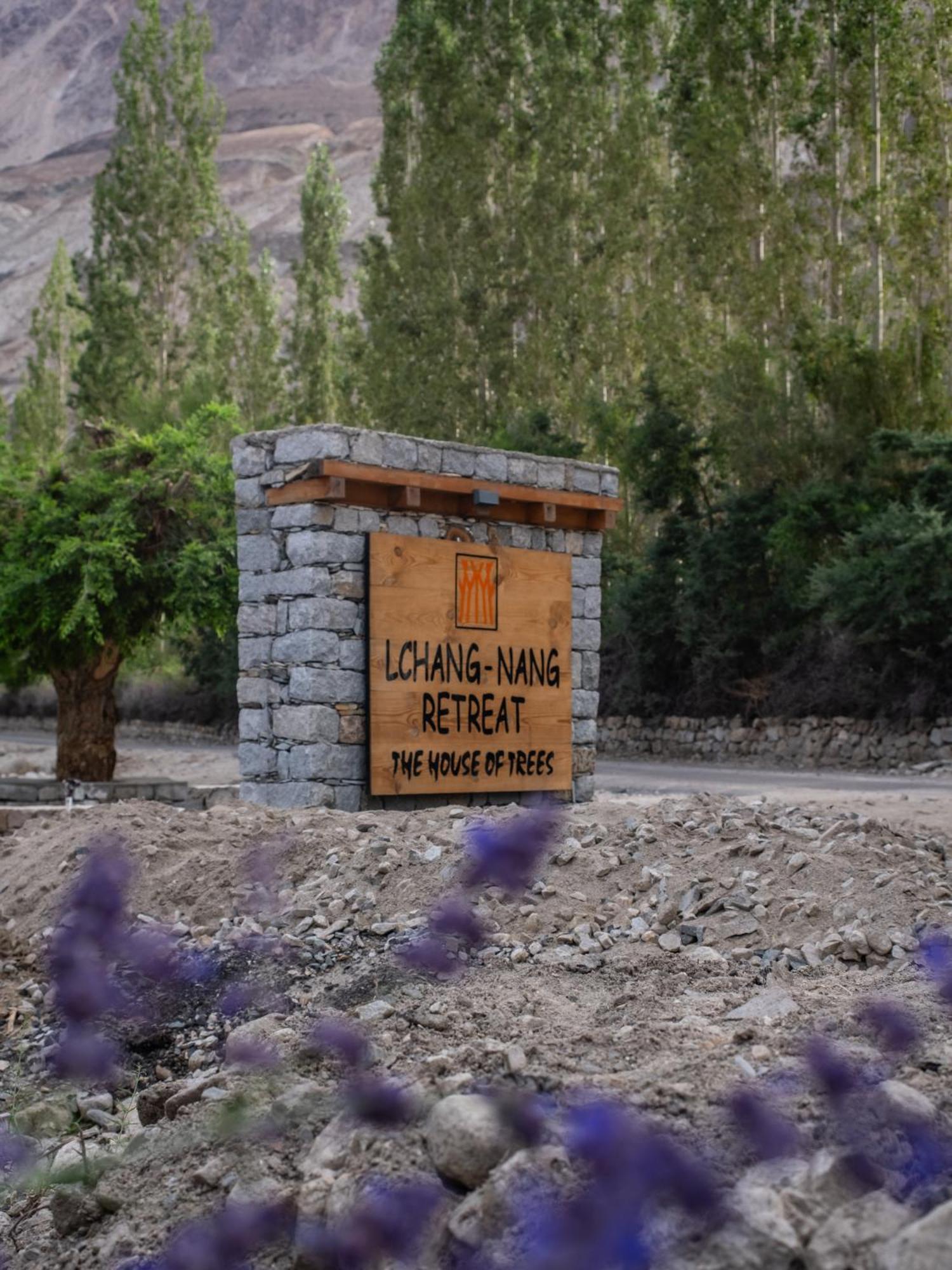 Hotel Lchang Nang Retreat-The House Of Trees-Nubra Valley Sumur Exterior foto